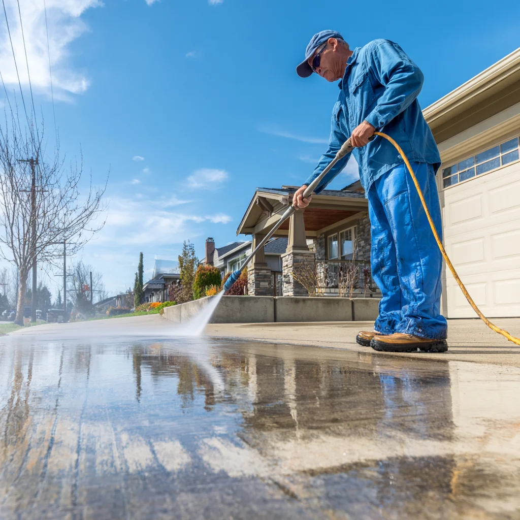 Pressure washing service